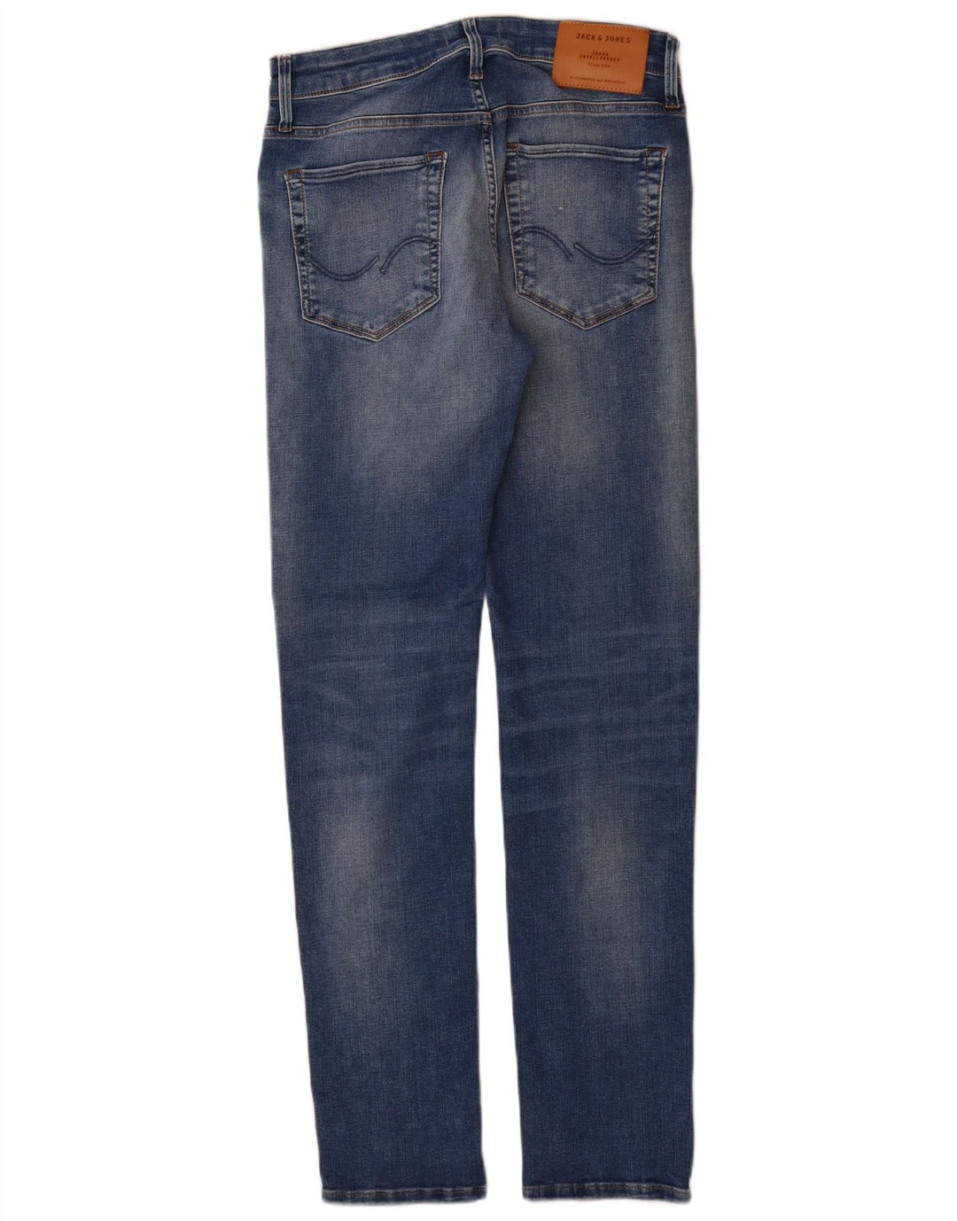 Jack & Jones Mens Slim Jeans  W28 L32 Blue Cotton