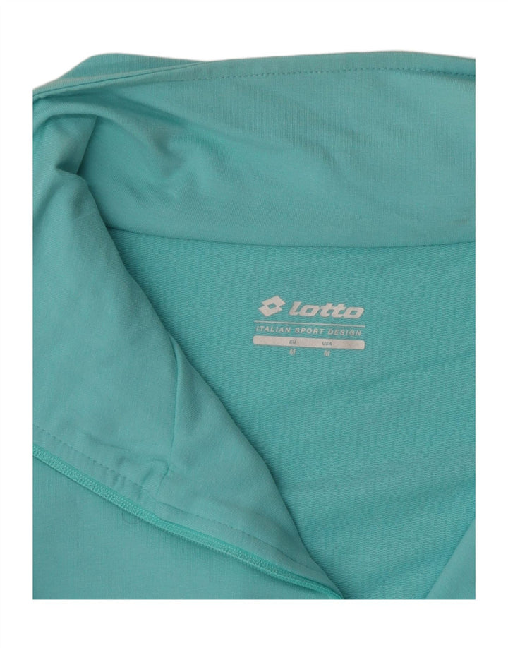 Lotto Womens Tracksuit Top Jacket UK 14 Medium Turquoise