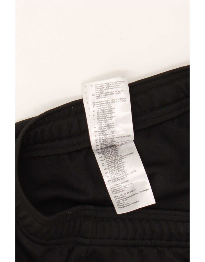 Adidas Mens Climalite Tracksuit Trousers UK 40/42 Medium Black Polyester