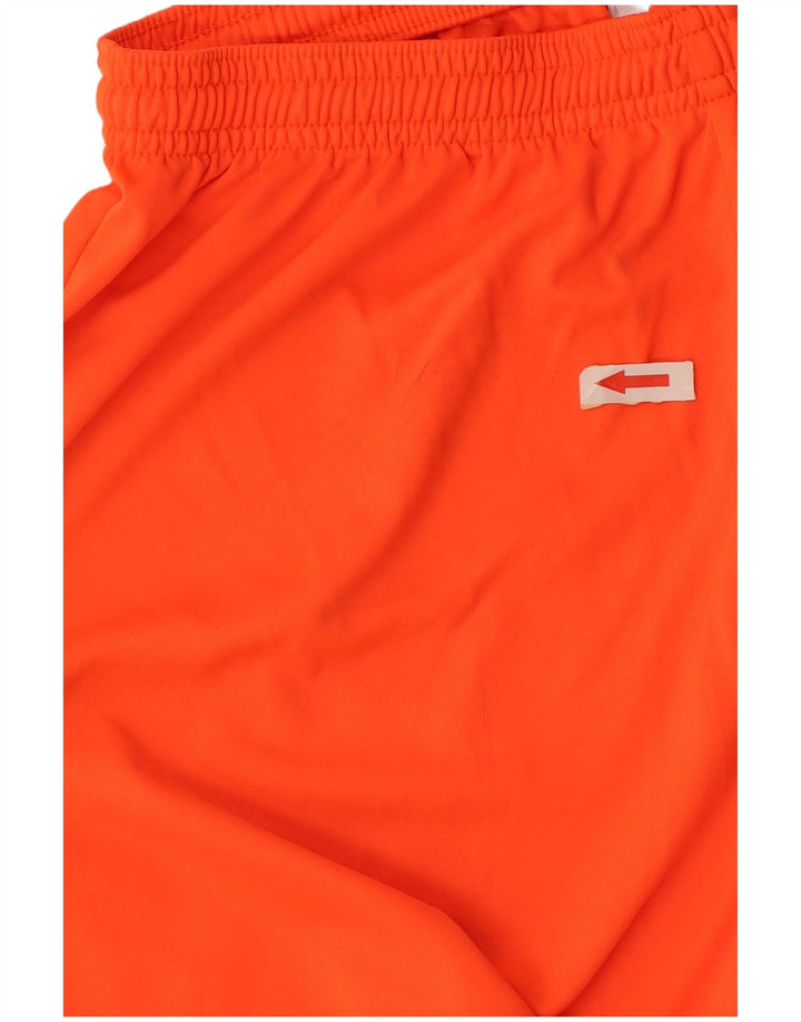 Adidas Mens Climalite Sport Shorts Medium Orange Polyester