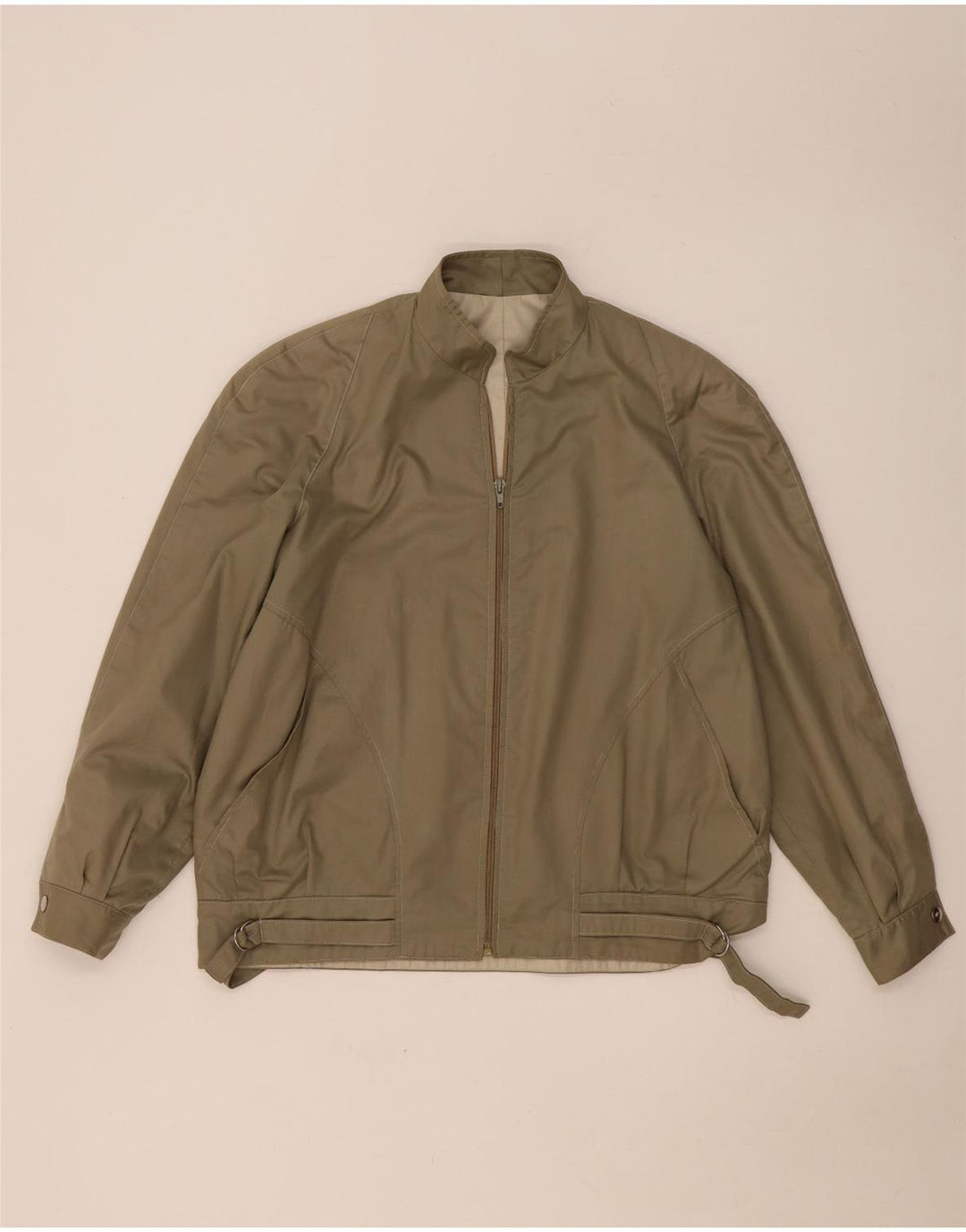 VINTAGE Mens Bomber Jacket UK 40 Large Khaki