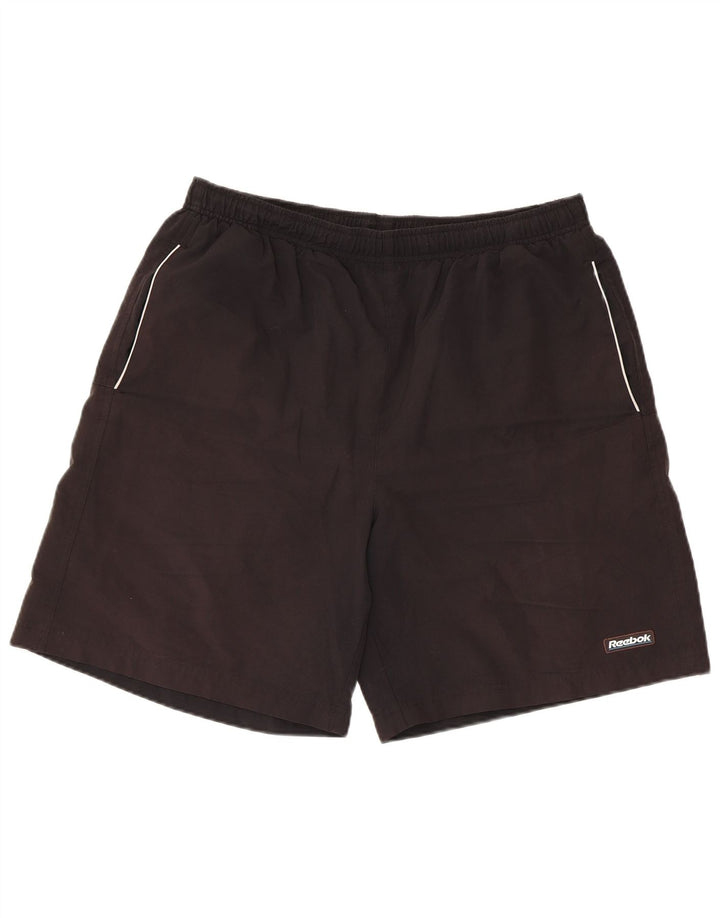 Reebok Mens Sport Shorts XL  Black Polyester