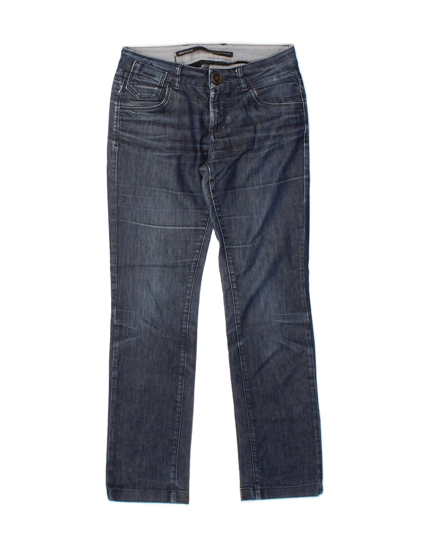 MURPHY NYE Womens Straight Jeans W27 L30 Blue Vintage Second