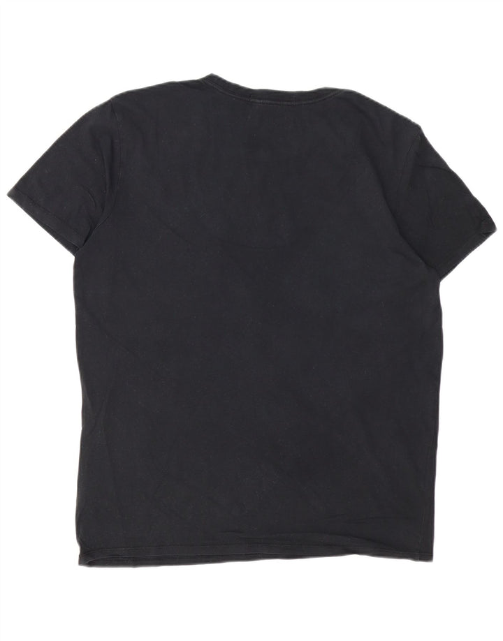 CALVIN KLEIN JEANS Mens Graphic T-Shirt Top Large Black