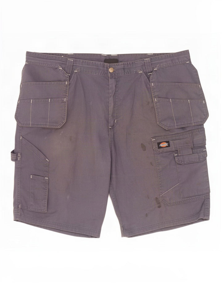 Dickies Mens Cargo Shorts W42 2XL Grey Polyester