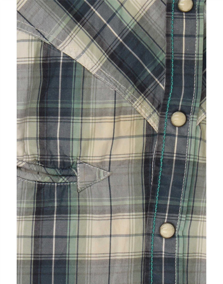 Levi's Mens Shirt Large Blue Check Cotton