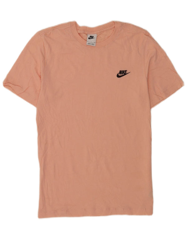 Nike Mens T-Shirt Top Small Pink Cotton