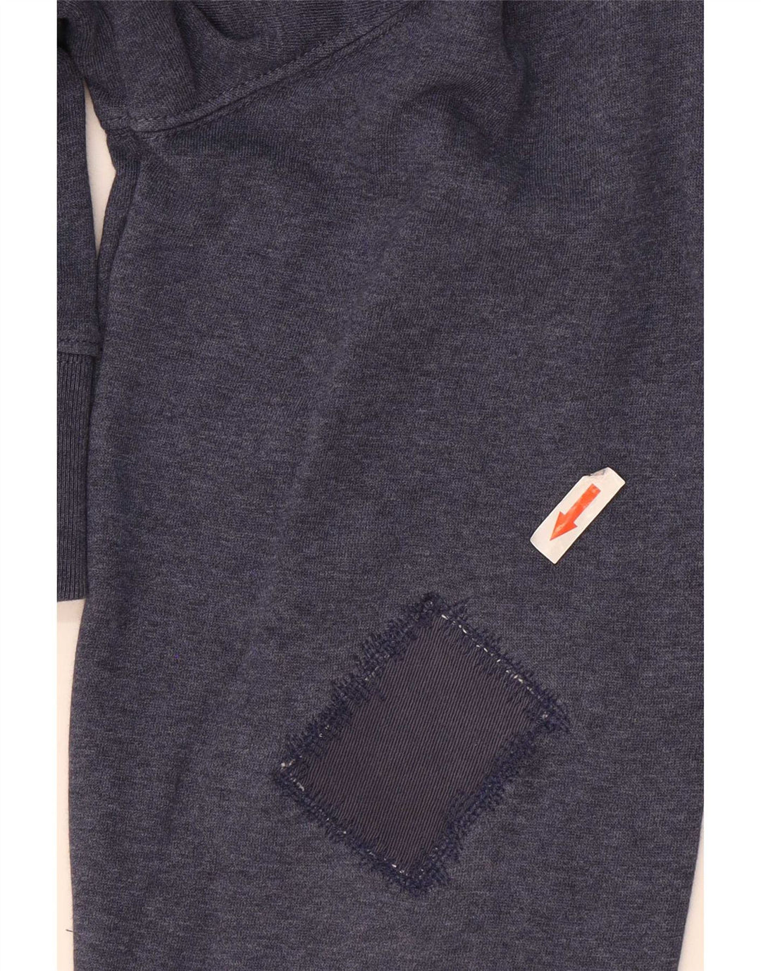 Gant Mens Zip Neck Sweatshirt Jumper Medium Navy Blue Cotton