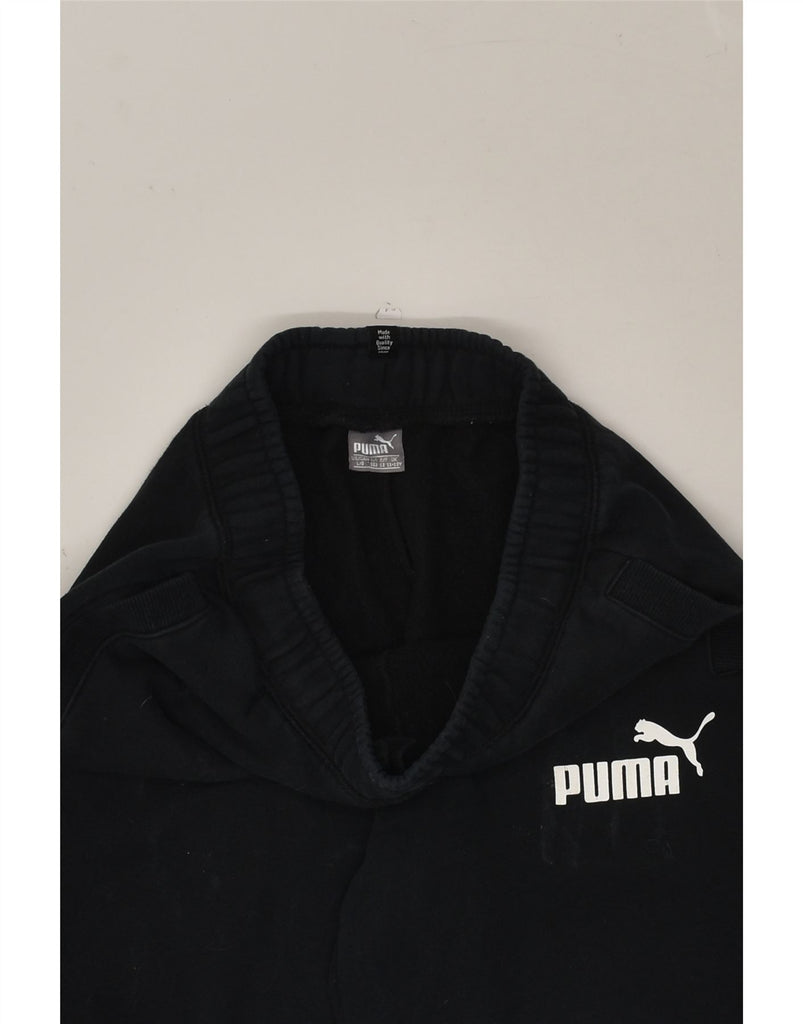 PUMA Boys Tracksuit Trousers Joggers 11-12 Years Black | Vintage Puma | Thrift | Second-Hand Puma | Used Clothing | Messina Hembry 