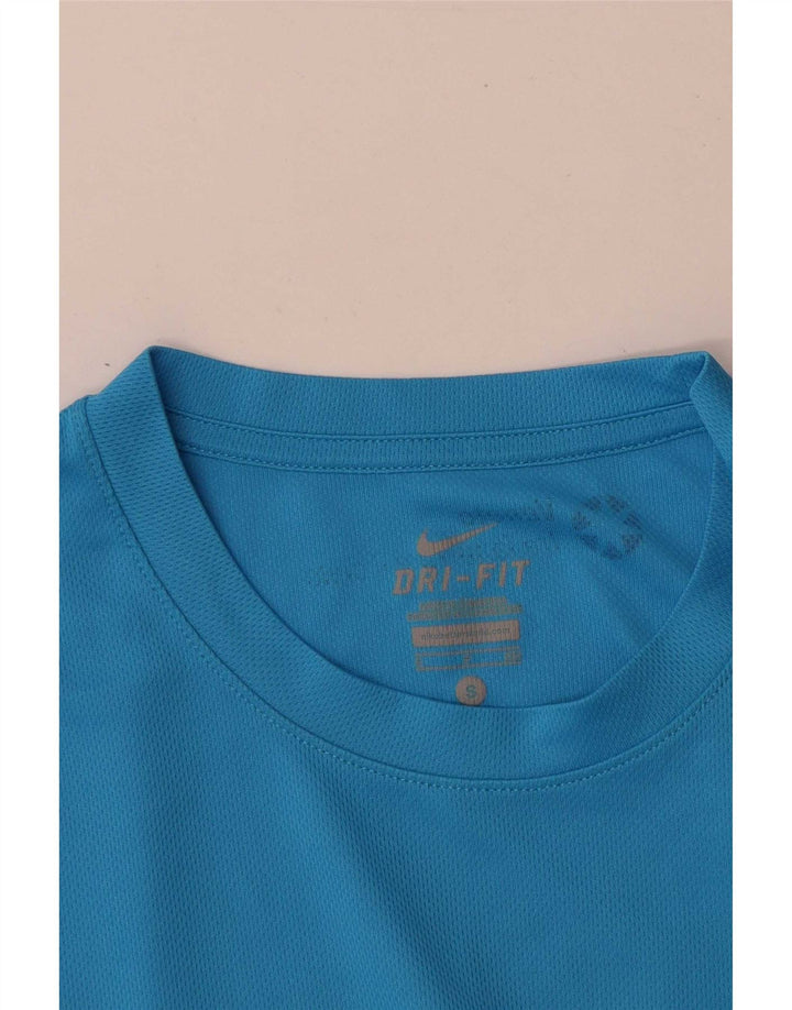 Nike Mens Dri Fit Graphic T-Shirt Top Small Blue