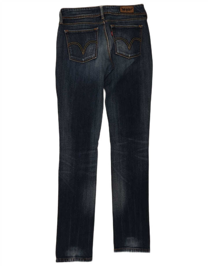 LEVI'S Womens 571 Slim Jeans W31 L34 Blue Cotton