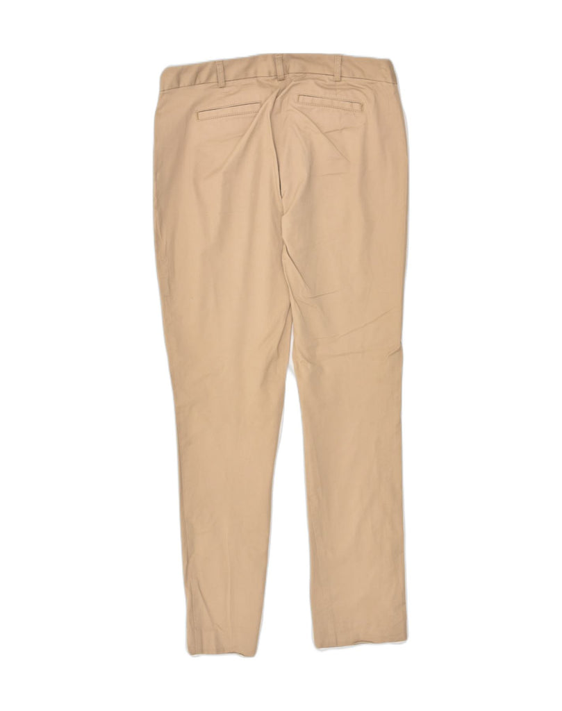 MICHAEL KORS Womens Slim Casual Trousers US 2 XS W28 L28 Beige Cotton | Vintage Michael Kors | Thrift | Second-Hand Michael Kors | Used Clothing | Messina Hembry 