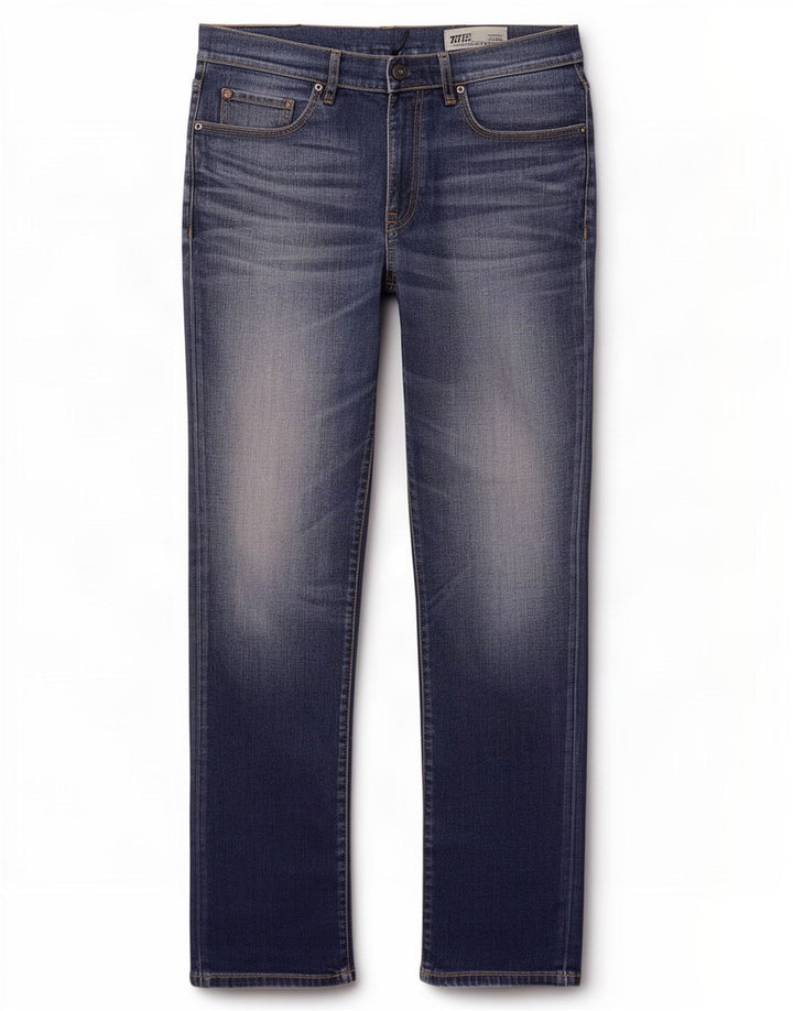 Rifle Mens Straight Jeans W36 L33 Blue Cotton