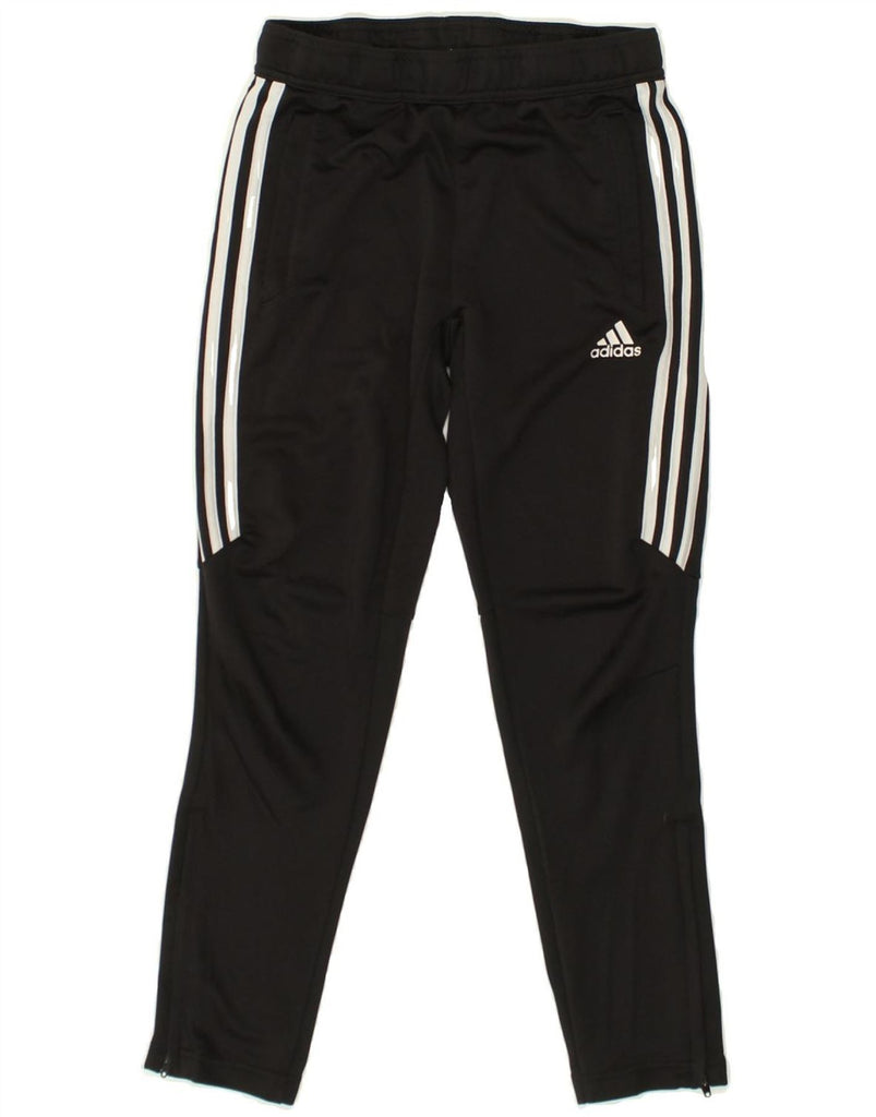 ADIDAS Boys Climacool Tracksuit Trousers 9-10 Years Black Polyester | Vintage Adidas | Thrift | Second-Hand Adidas | Used Clothing | Messina Hembry 