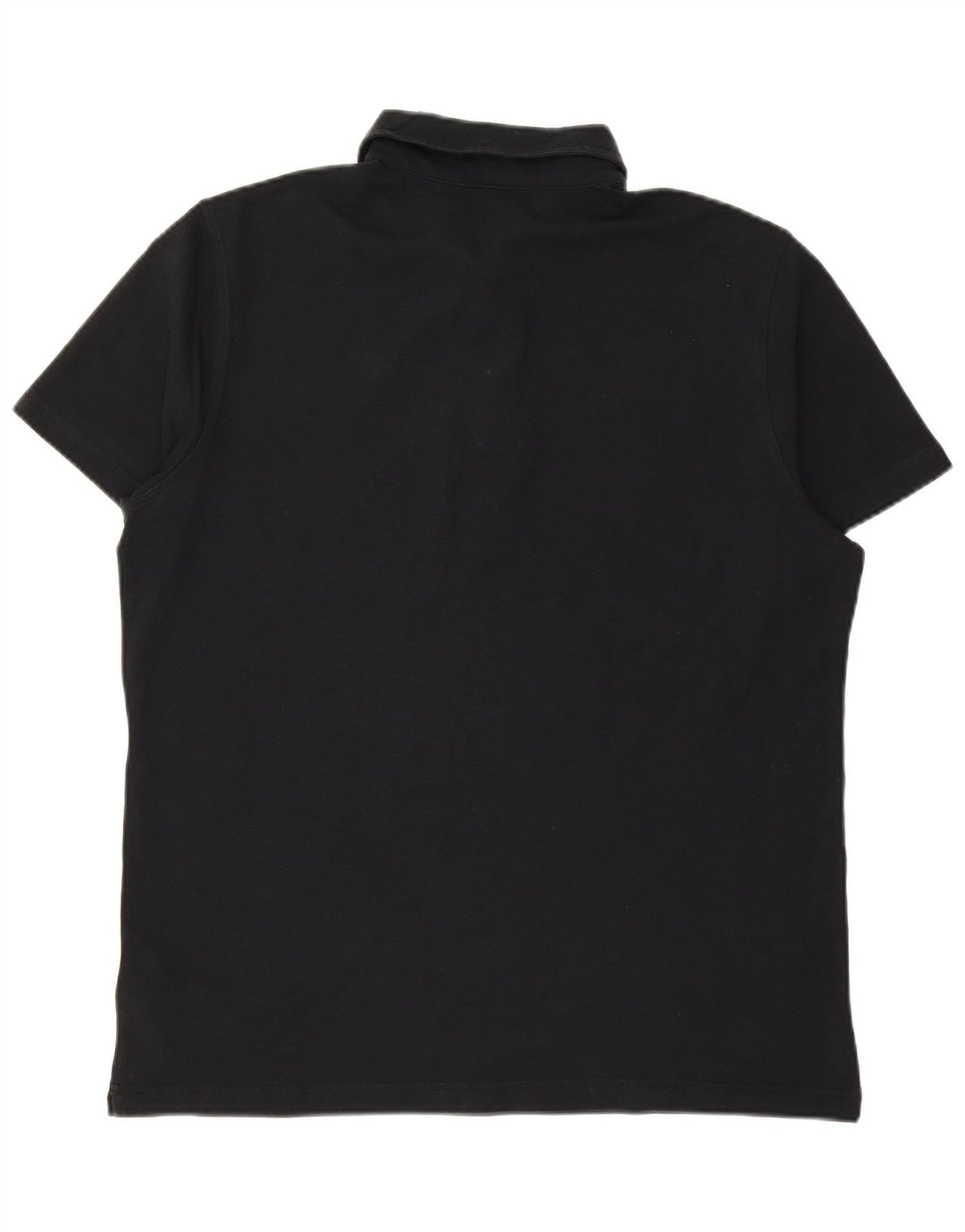 K-WAY Mens Polo Shirt XL Black Cotton