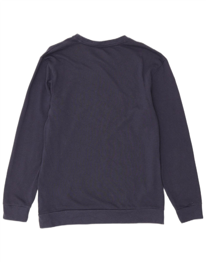 Calvin Klein Mens Graphic Sweatshirt Jumper Medium Navy Blue Cotton
