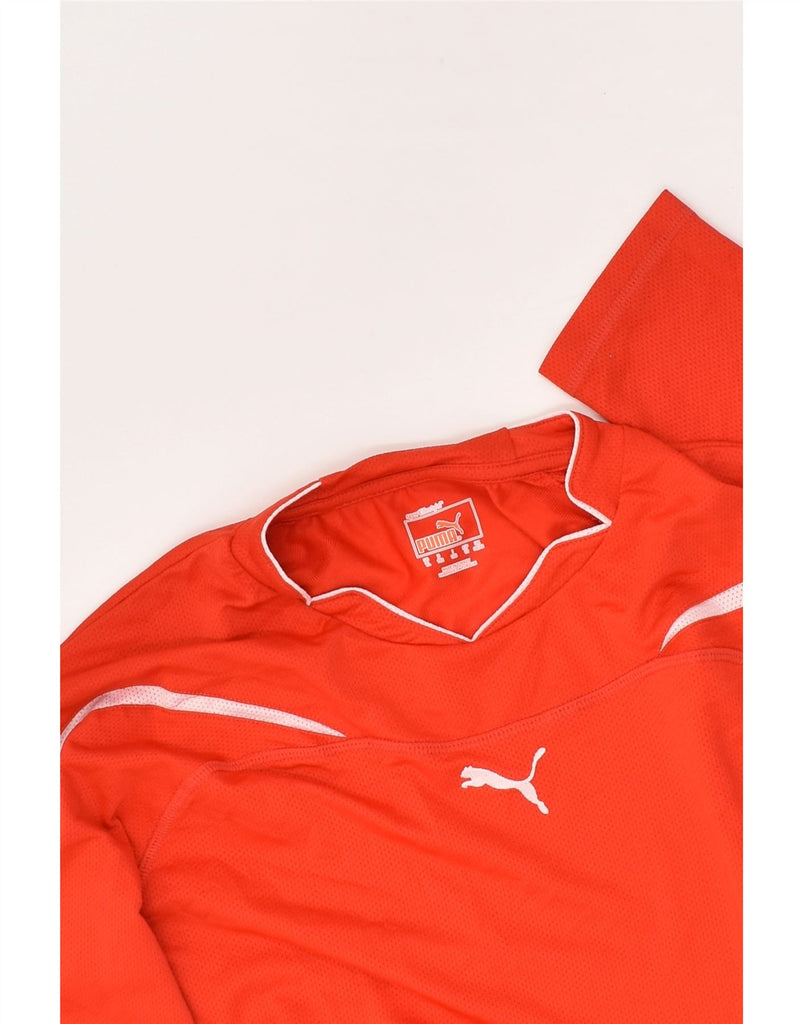 PUMA Boys Top Long Sleeve 11-12 Years Orange | Vintage Puma | Thrift | Second-Hand Puma | Used Clothing | Messina Hembry 