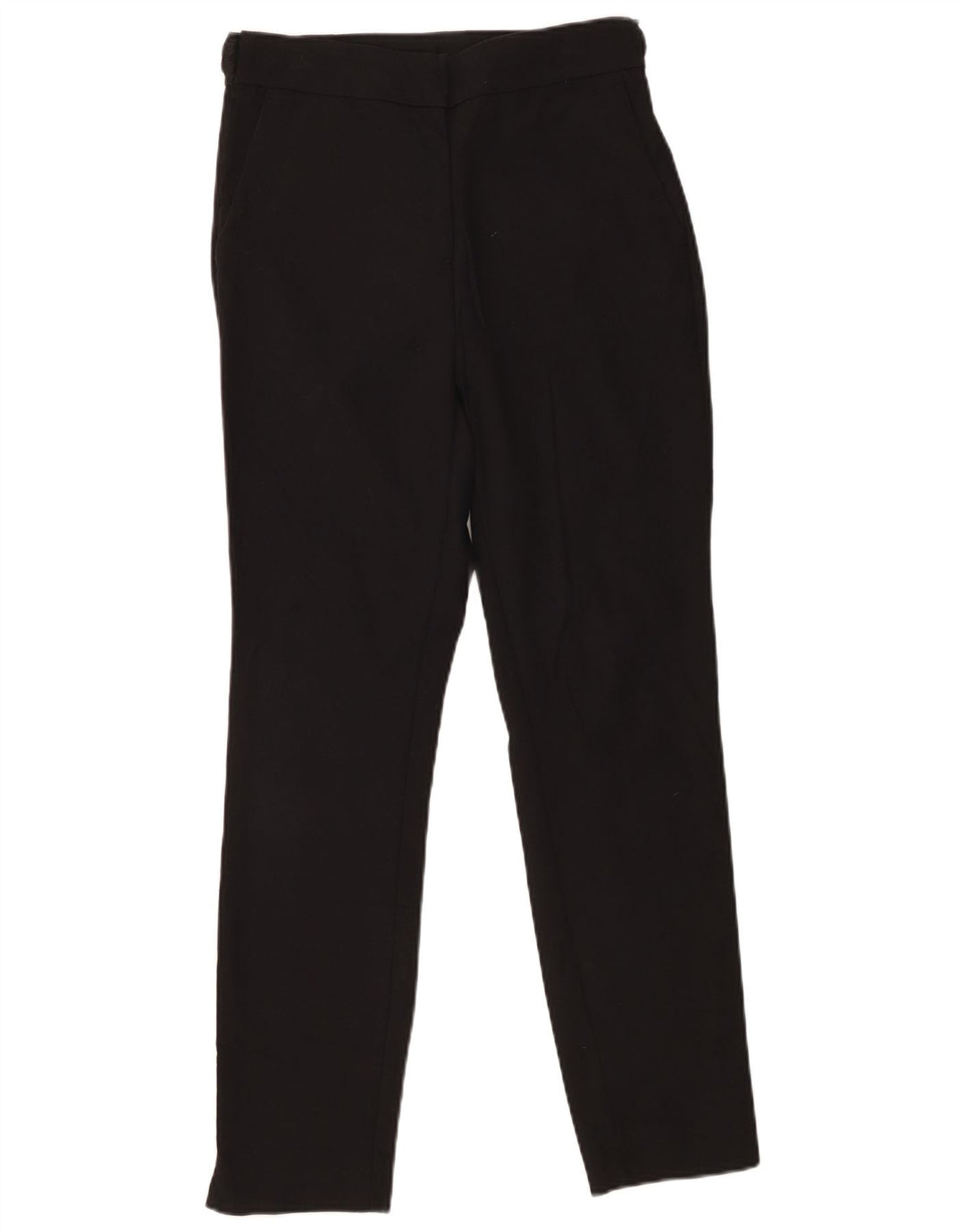 Zara Womens Slim Chino Trousers Small W26 L27 Black