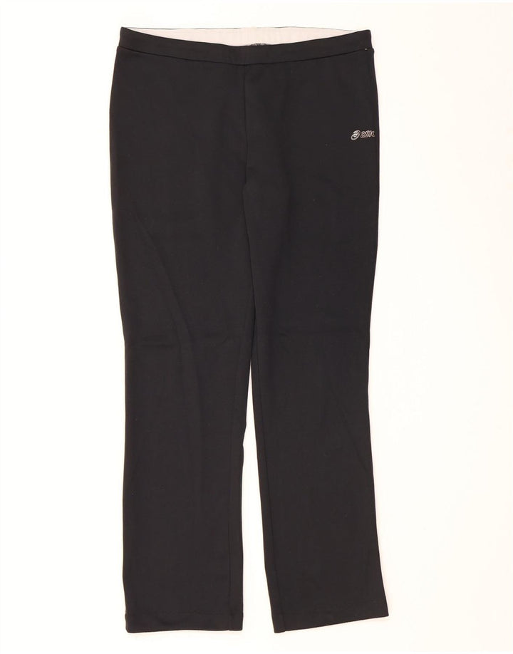 Asics Womens Tracksuit Trousers UK 18 XL  Black Polyamide