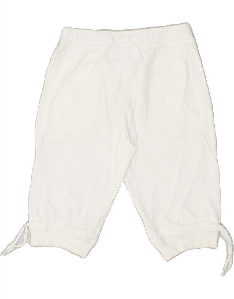 CHAMPION Girls Capri Tracksuit Trousers Joggers 5-6 Years XS  White Cotton | Vintage Champion | Thrift | Second-Hand Champion | Used Clothing | Messina Hembry 