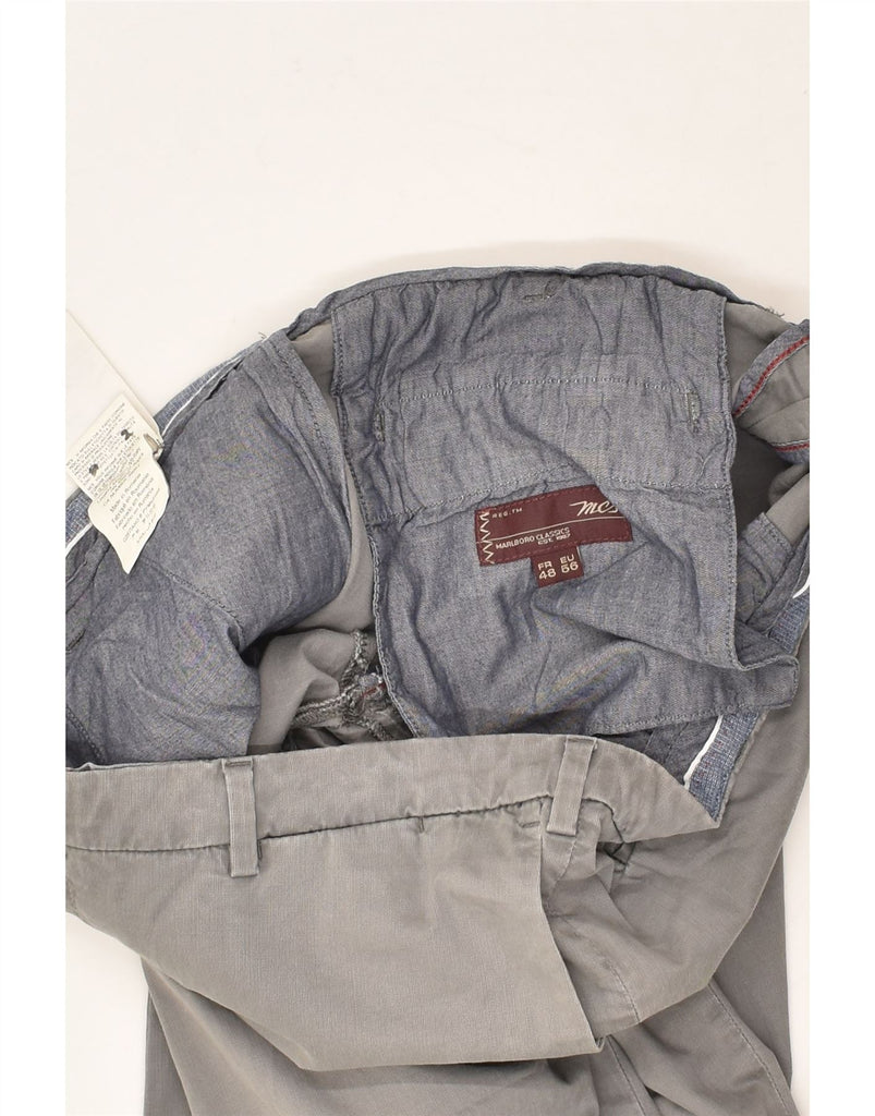 MARLBORO CLASSICS Mens Slim Fit Chino Trousers IT 56 3XL W40 L30 Grey | Vintage Marlboro Classics | Thrift | Second-Hand Marlboro Classics | Used Clothing | Messina Hembry 