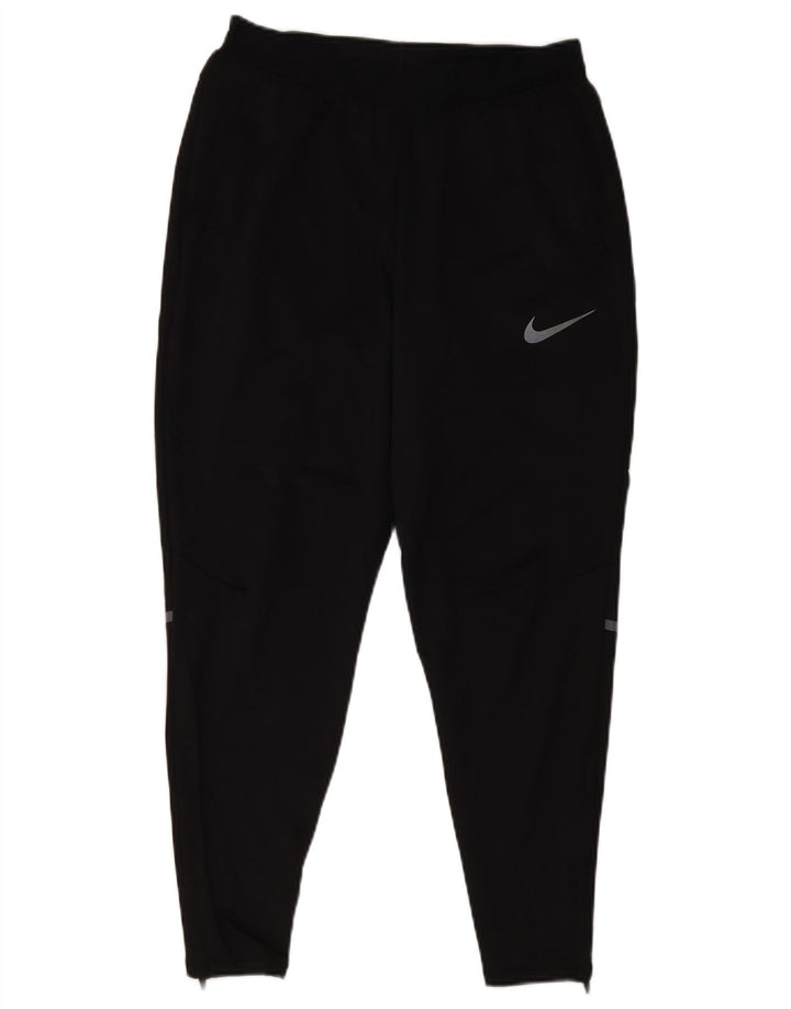 Nike Mens Dri Fit Tracksuit Trousers Medium Black Polyester