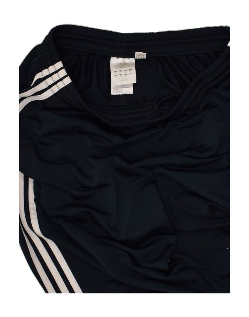 ADIDAS Mens Tracksuit Trousers UK 42/44 Large Navy Blue Polyester | Vintage Adidas | Thrift | Second-Hand Adidas | Used Clothing | Messina Hembry 