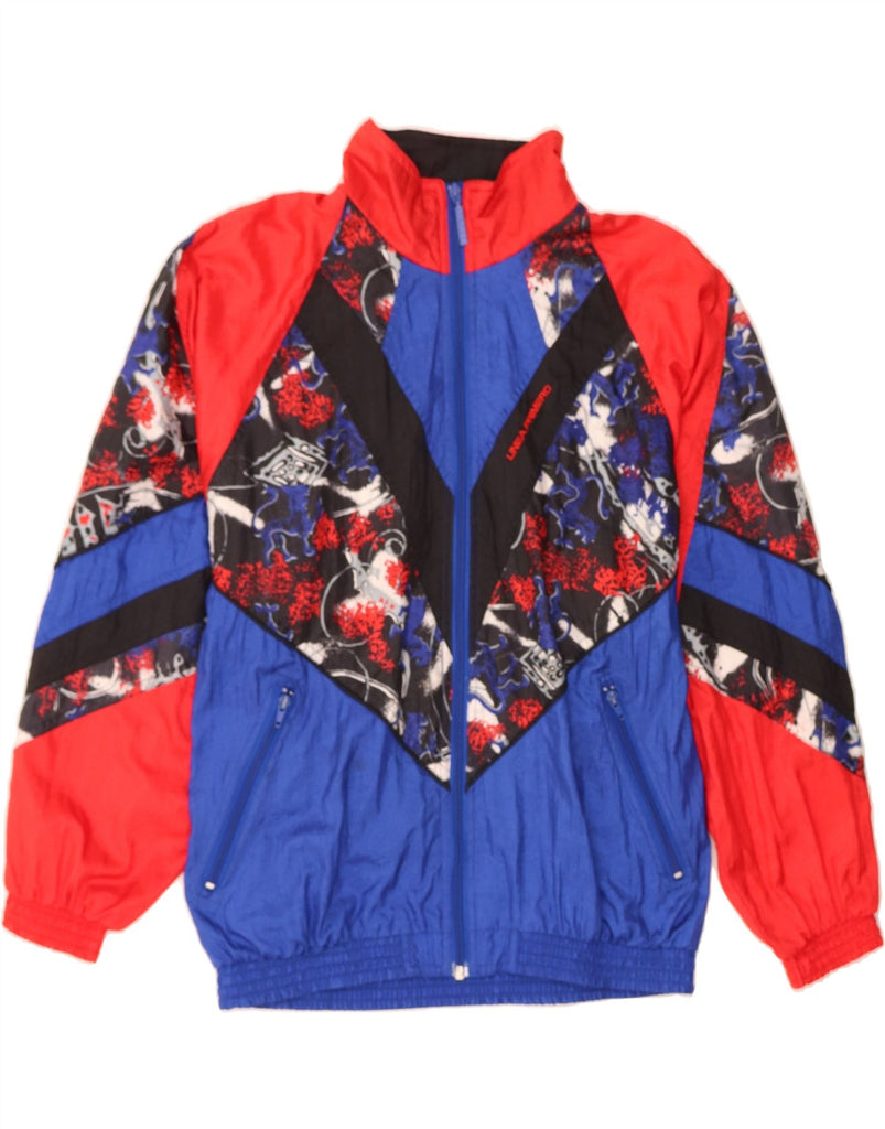 LINEA PRIMERO Mens Oversized Tracksuit Top Jacket Small Multicoloured Vintage Linea Primero and Second-Hand Linea Primero from Messina Hembry 