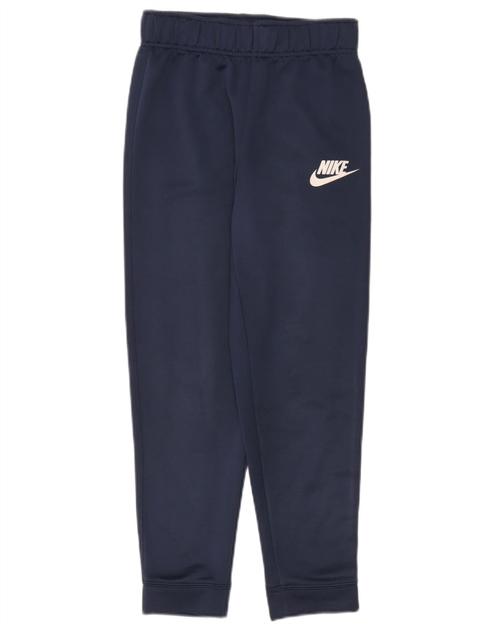 Nike Boys Tracksuit Trousers Joggers 10-11 Years Medium Navy Blue