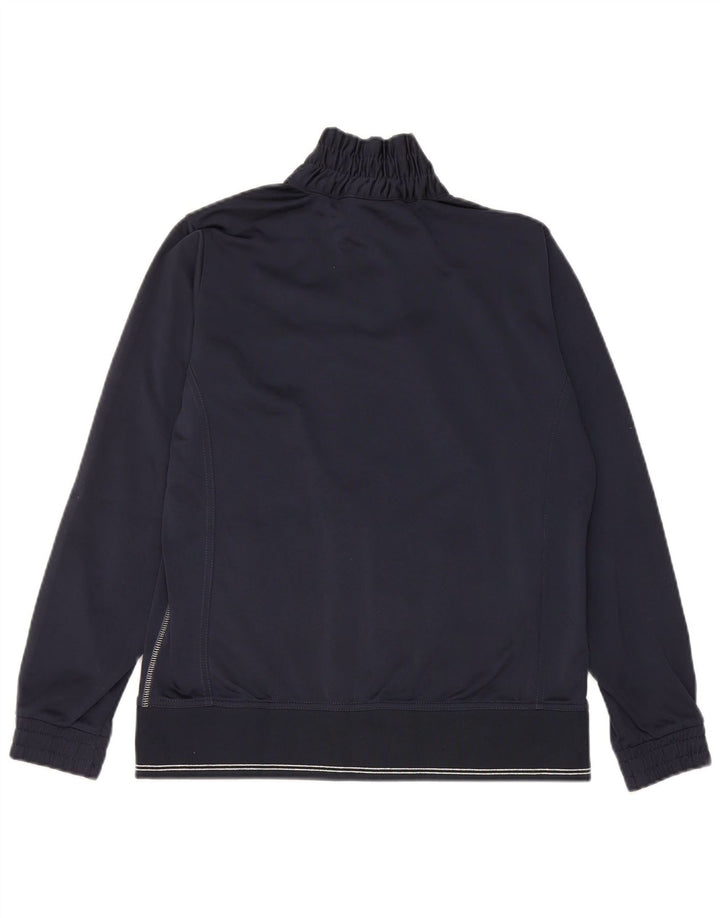 Champion Womens Easy Fit Tracksuit Top Jacket UK 10 Small Navy Blue