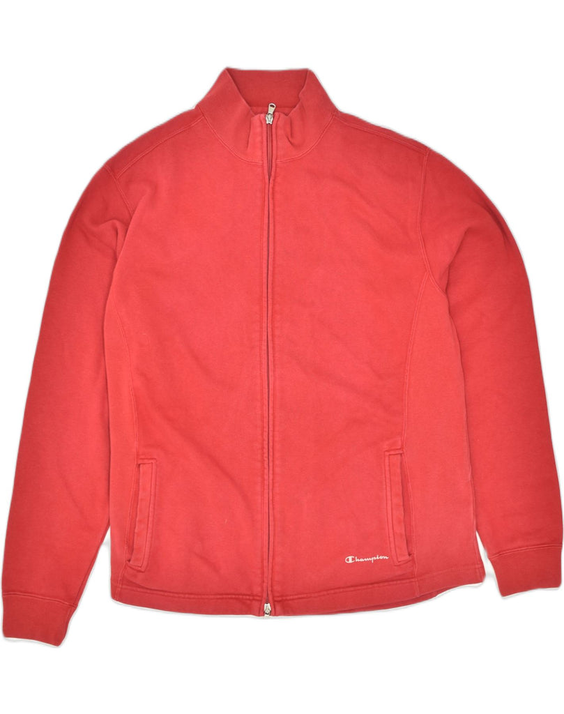 CHAMPION Mens Tracksuit Top Jacket XL Red Cotton | Vintage | Thrift | Second-Hand | Used Clothing | Messina Hembry 