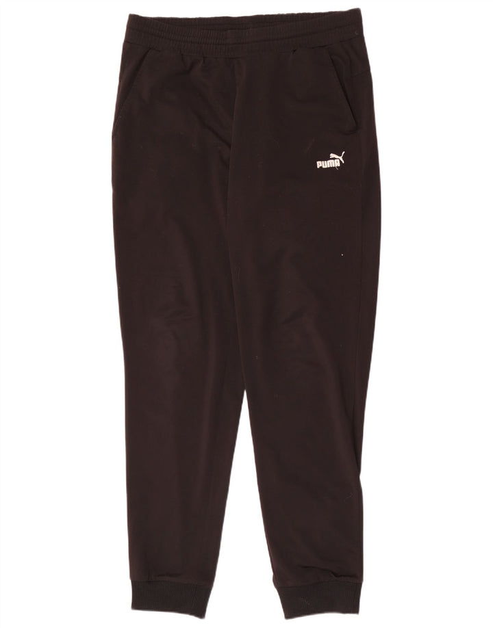 Puma Mens Tracksuit Trousers Joggers Medium  Black Polyester