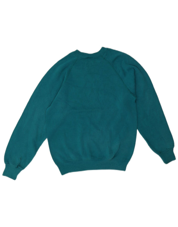 Lee Womens Crew Neck Jumper Sweater UK 14 Medium Blue Cotton