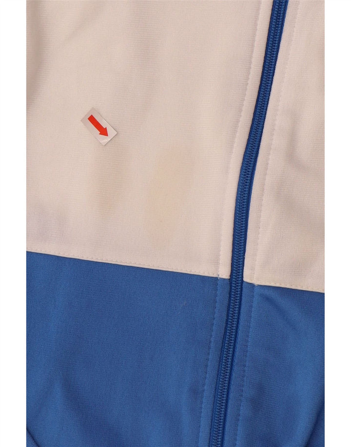 LOTTO Mens Graphic Tracksuit Top Jacket Large Blue Colourblock