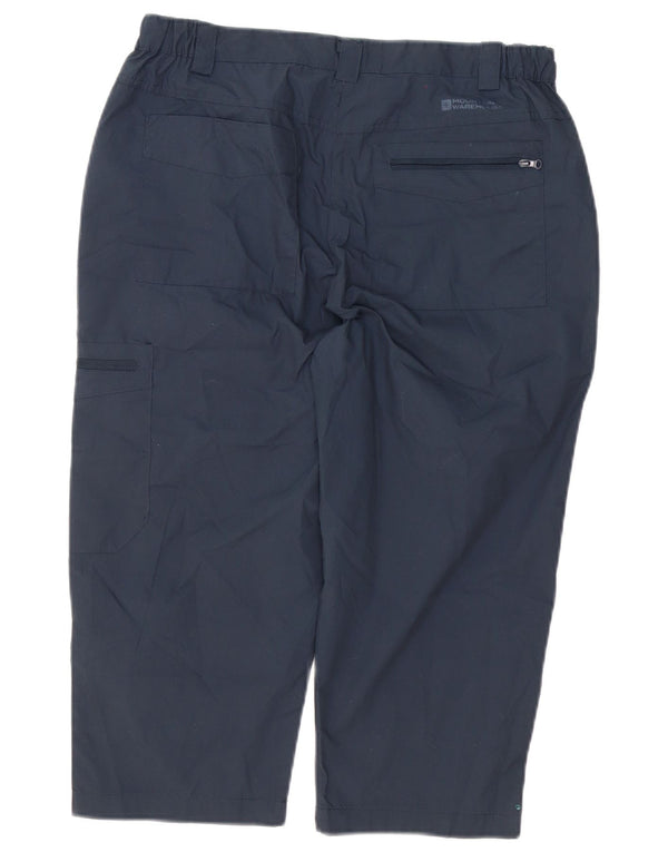 Mountain Warehouse Womens Cargo Trousers UK 12 Medium W32 L20 Navy Blue
