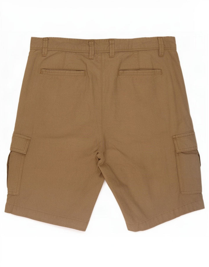 Dack's Mens Cargo Shorts IT 48 Medium W32 Beige Cotton