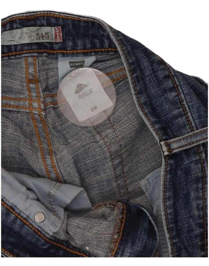 Levi's Womens 545 Low Bootcut Jeans US 6 Medium W32 L28 Blue Cotton