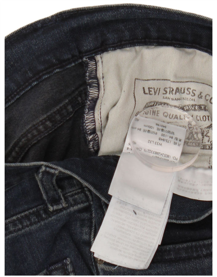 Levi's Mens 511 Slim Jeans  W33 L32 Navy Blue Cotton