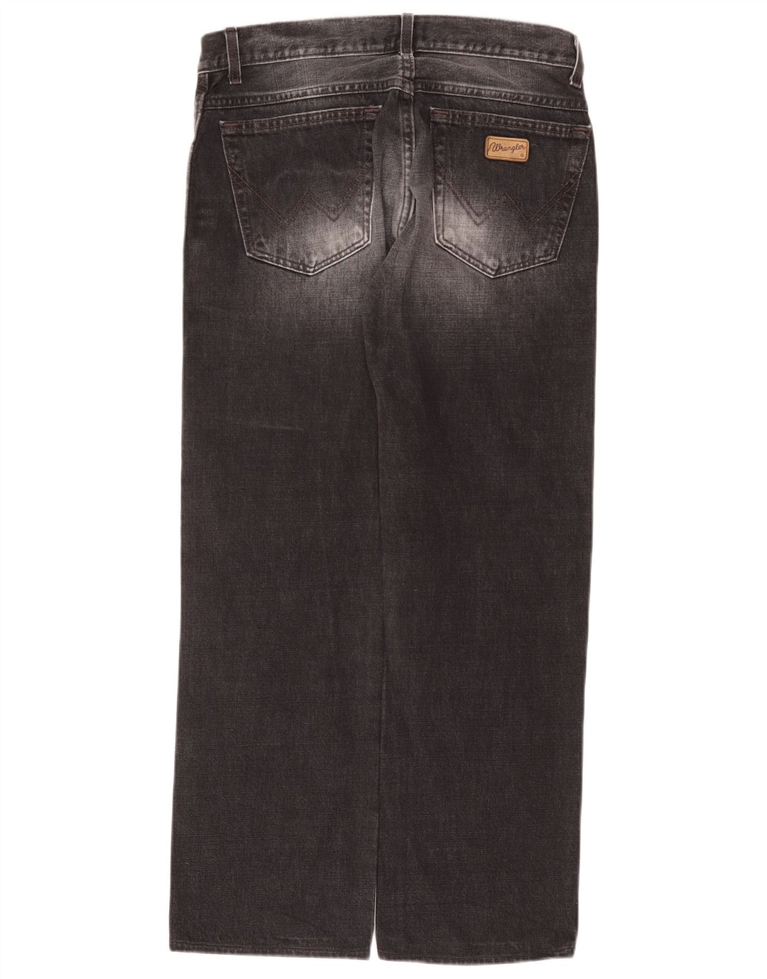 Wrangler Mens Dakota Straight Jeans W32 L30 Grey Cotton