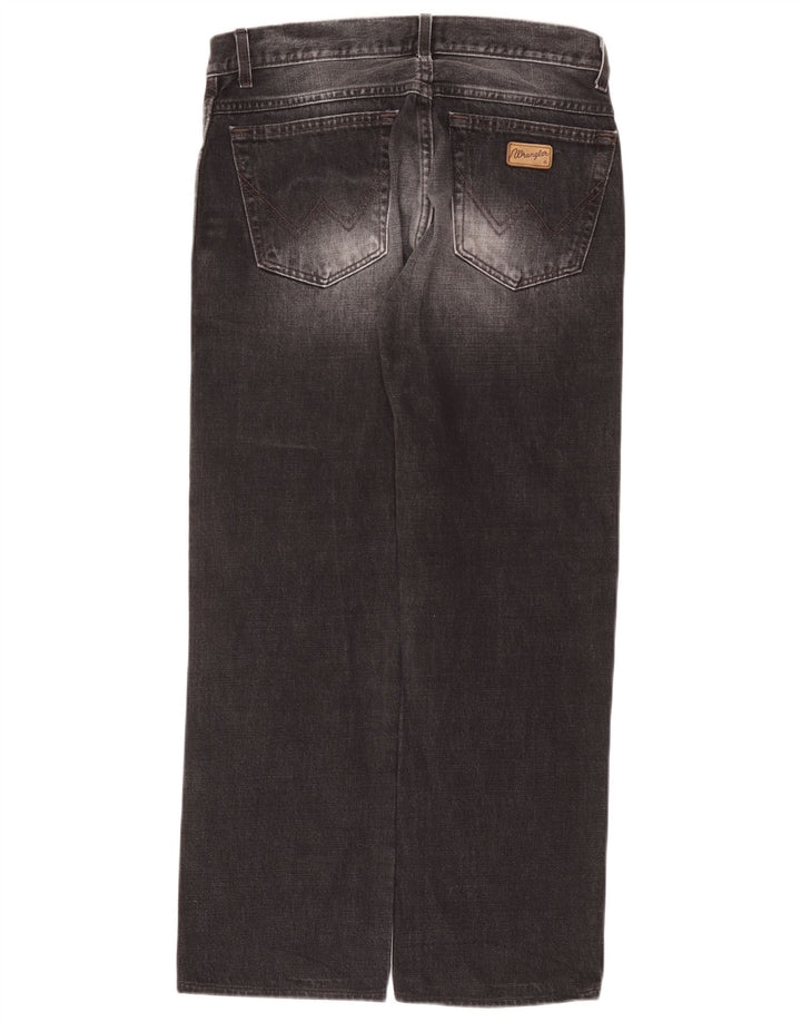 Wrangler Mens Dakota Straight Jeans W32 L30 Grey Cotton