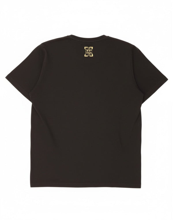 Adidas Mens FC Bayern Munchen Graphic T-Shirt Top Large Black Cotton