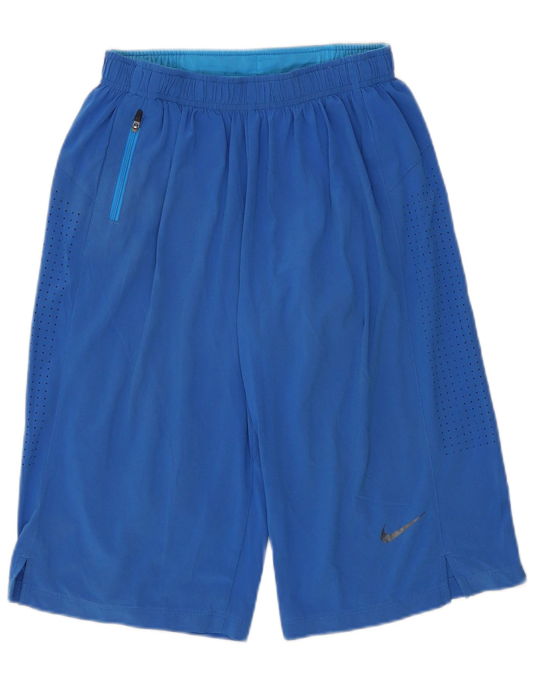 Nike Mens Bermuda Sport Shorts Small Blue Polyester Sports
