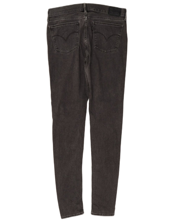 Levi's Womens 710 Super Skinny Jeans W29 L32 Grey Cotton