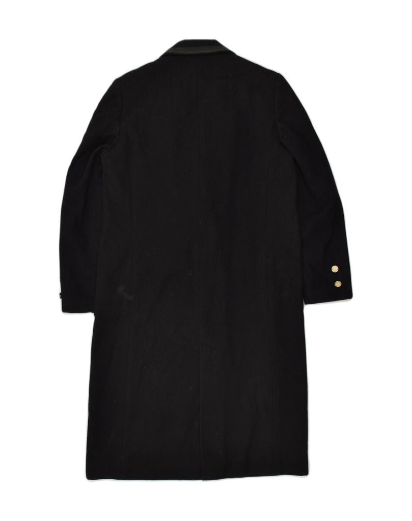 VINTAGE Womens Double Breasted Coat IT 42 Medium Black | Vintage Vintage | Thrift | Second-Hand Vintage | Used Clothing | Messina Hembry 