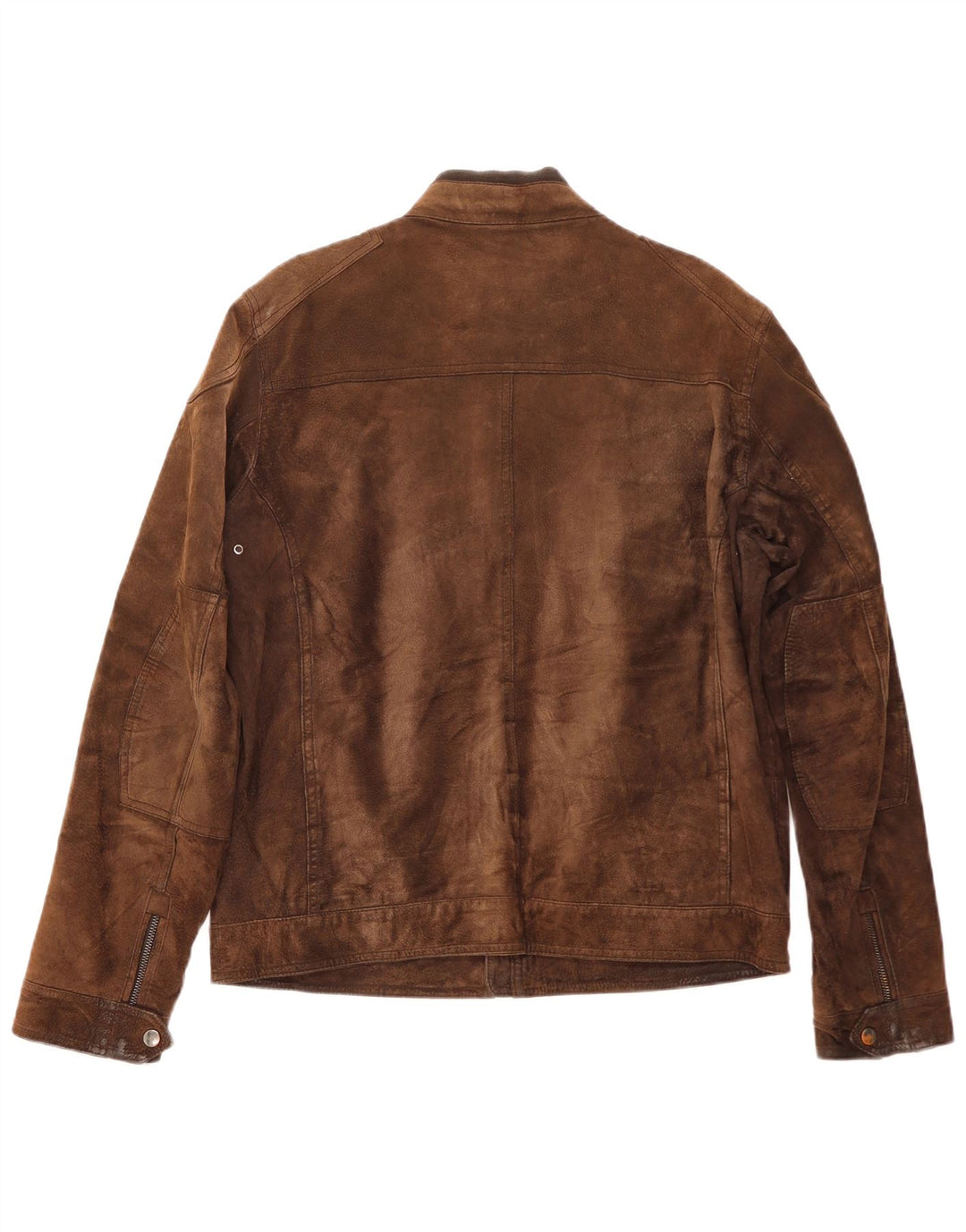 Conbipel Mens Suede Jacket IT 52 Large Brown Leather