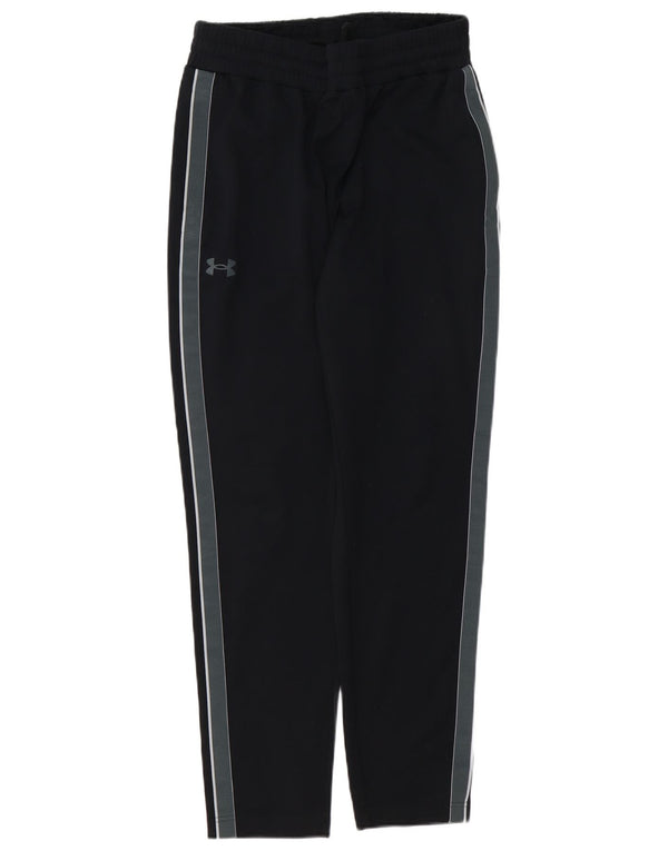 Under Armour Mens Loose Fit Tracksuit Trousers Medium Black Colourblock