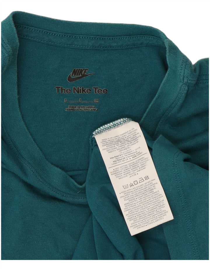 Nike Mens T-Shirt Top Small Blue Cotton
