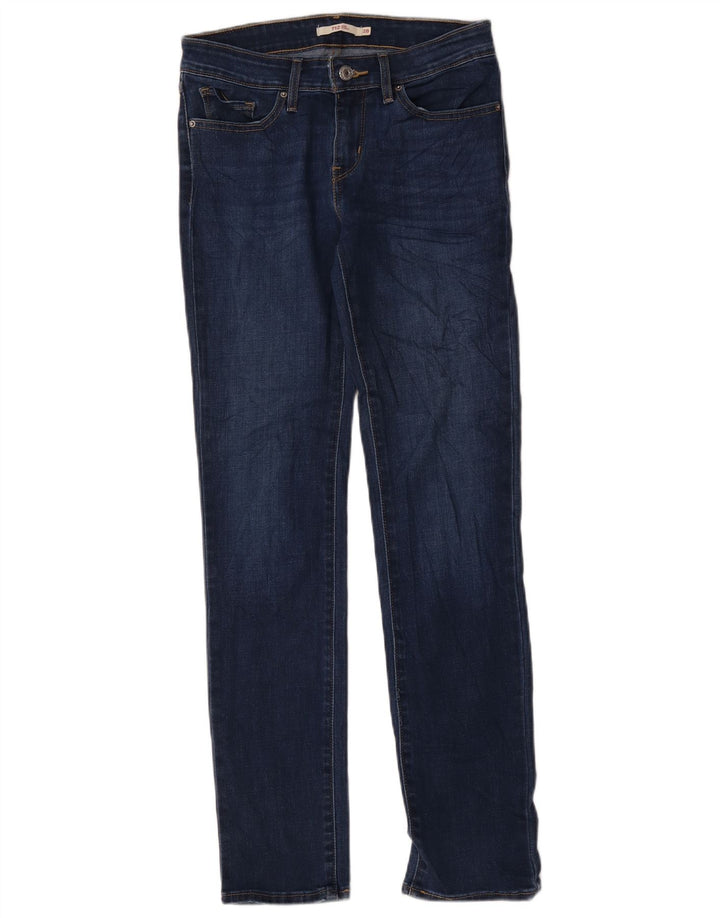 Levi's Womens 712 Slim Jeans W28 L31 Blue Cotton