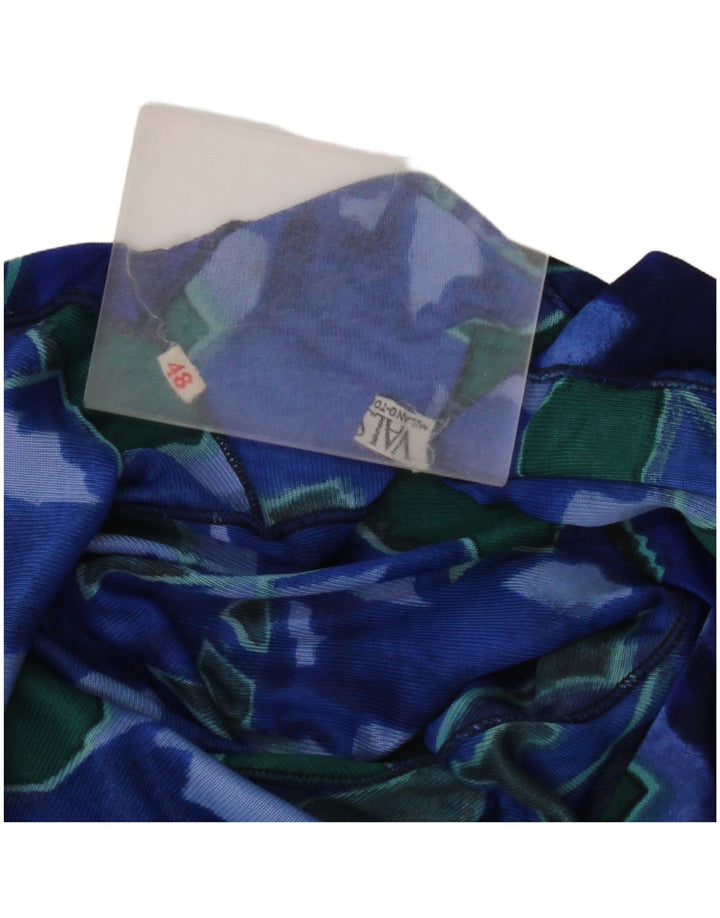 Valstar Womens Abstract Pattern Top 3/4 Sleeve UK 18 XL Blue