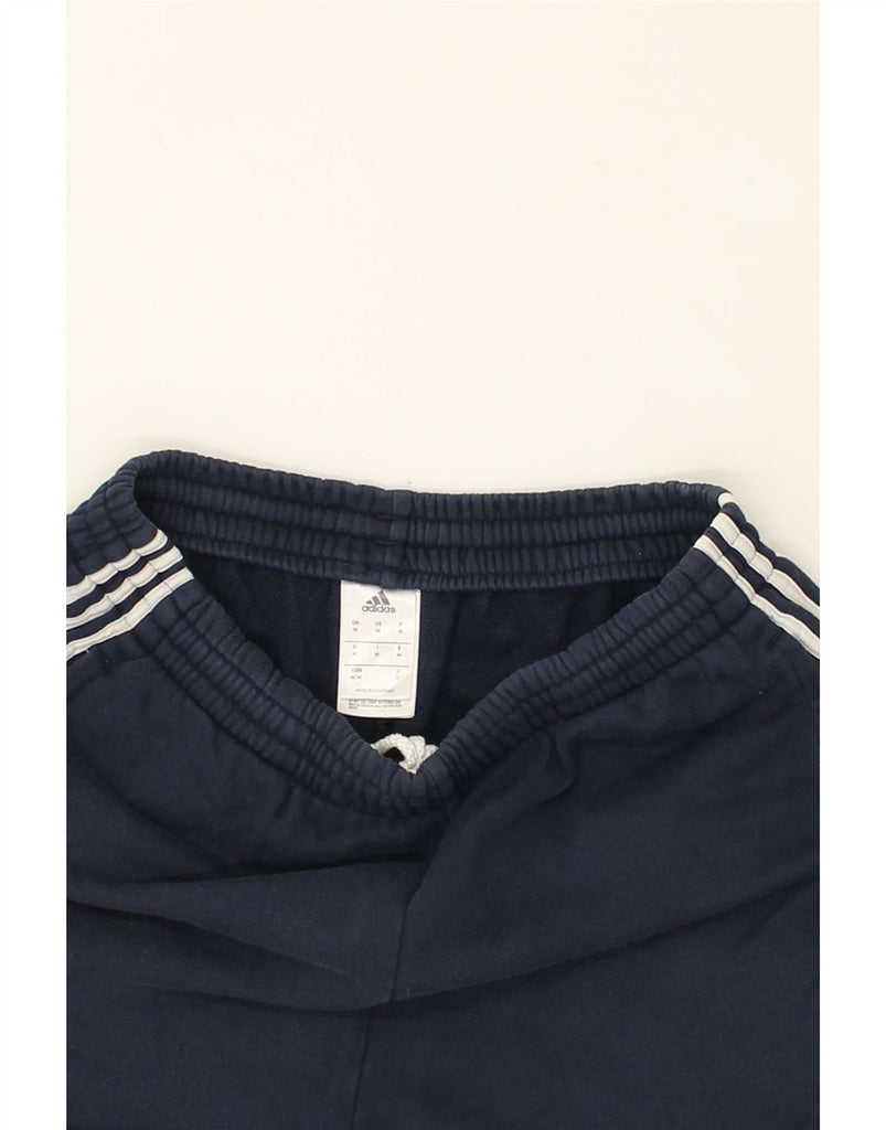 ADIDAS Mens Sport Shorts Medium Navy Blue Cotton | Vintage Adidas | Thrift | Second-Hand Adidas | Used Clothing | Messina Hembry 